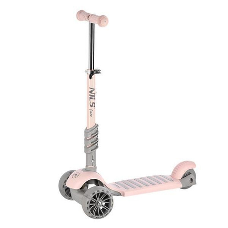  2W1 PINK HULAJNOGA DZIECIĘCA  TRÓJKOŁOWA NILS FUN