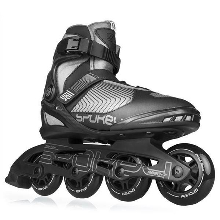 ROLKI REKREACYJNE MOCNE FITNESS ABEC-7 REVO Łyżworolki 43 BK/GR