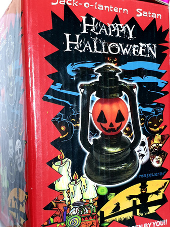 Lampa lampka Dynia na Halloween na baterie