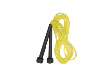 SKAKANKA FITNESS SKIP ROPE-YELLOW POWER SYSTEM NYLONOWA 280 CM