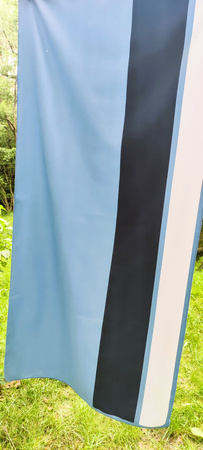 Ręcznik treningowy sportowy z mikrofibry szybkoschnący 160x80 cm PASKI GRAFIT