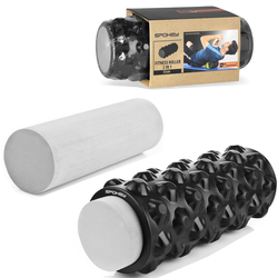 Spokey ROLL 838333 Wałek roller fitness z kolcami i gładki 2w1