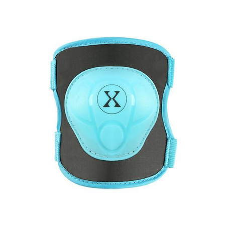 Ochraniacze kolana łokcie nadgarstki H704 NIEBIESKI ROZM. L ZESTAW OCHRANIACZY NILS EXTREME