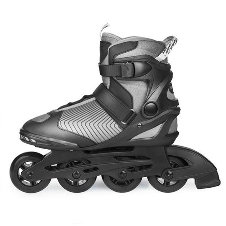 ROLKI REKREACYJNE MOCNE FITNESS ABEC-7 REVO Łyżworolki 43 BK/GR
