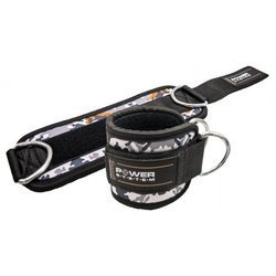 OPASKA uchwyt NA KOSTKĘ DO WYCIĄGU ANKLE STRAPS GYM CAMO-BROWN