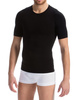 Art . 419 Męski T-shirt modelujący z bawełny L BLACK