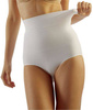 Wyszczuplające i modelujące  majtki -  figi z wysokim stanem z mikrofibry, Art. 601 WHITE XL