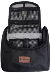 KUFEREK kosmetyczka podróżna z haczykiem czarna