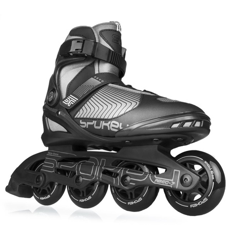 ROLKI REKREACYJNE MOCNE FITNESS ABEC-7 REVO Łyżworolki 38 BK/GR