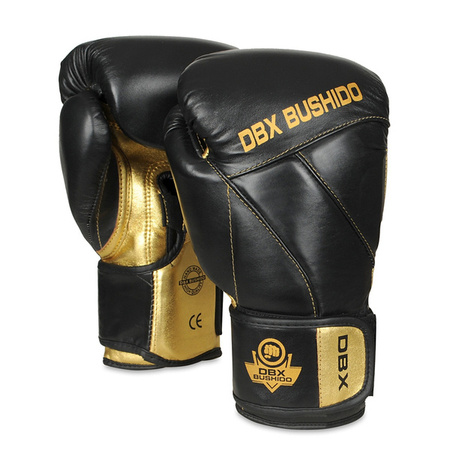 Rękawice bokserskie ze skóry naturalnej Bushido B-2v14 10oz
