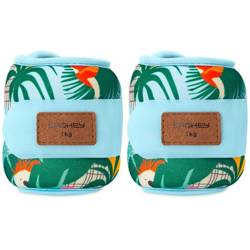 Obciążenia na kostki i nadgarstki na rzep HOME JUNGLE 2x 1 kg