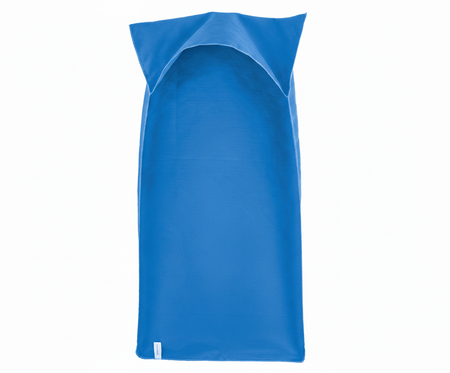 Ręcznik szybkoschnący z mikrofibry 210 g/m2 50x100 NIEBIESKI z zakładką na ławkę, nić niebieska na siłownię, basen, plażę