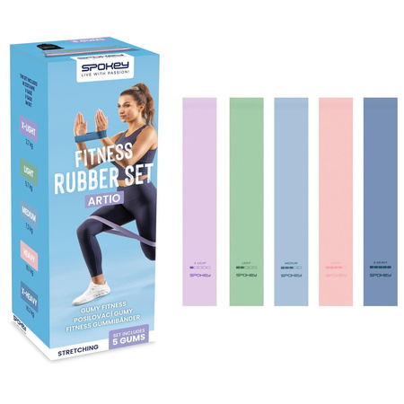 Zestaw gum fitness (5 szt.) Spokey ARTIO
