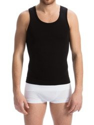 Art. 417B Męska koszulka wyszczuplająca i modelująca z chłodzącym włóknem CZARNY XXL