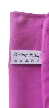 Ręcznik szybkoschnący z mikrofibry 210 g/m2 50x40 bakłażanowy, na siłownię, basen, plażę