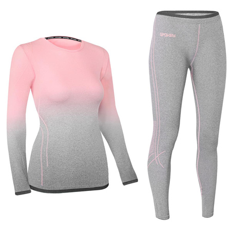 ZESTAW BIELIZNA TERMOAKTYWNA TERMICZNA  SPOKEY FLORA SET M/L