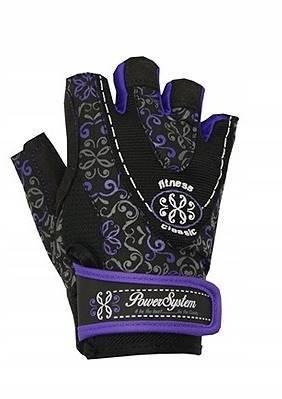 RĘKAWICZKI TRENINGOWE CLASSY-PURPLE-XS POWER-SYSTEM
