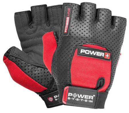 RĘKAWICZKI TRENINGOWE POWER PLUS-RED-XXL POWER-SYSTEM