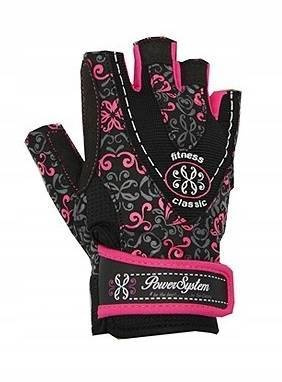 RĘKAWICZKI TRENINGOWE CLASSY-PINK-M POWER-SYSTEM