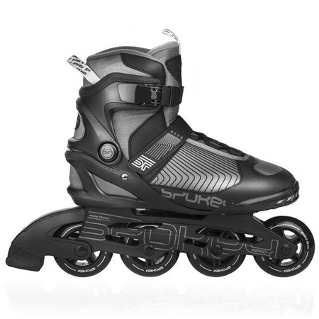 ROLKI REKREACYJNE MOCNE FITNESS ABEC-7 REVO Łyżworolki 45 BK/GR