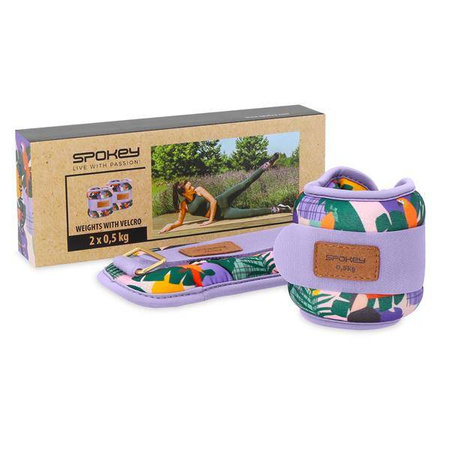 Obciążenia na kostki i nadgarstki na rzep HOME JUNGLE 2x 0,5 kg