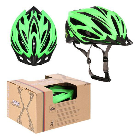 MTW202 ZIELONO-CZARNY ROZM. M (53-58CM) KASK NILS EXTEREME