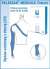 Rękaw uciskowy z dłonią z pasem podtrzymującym 2 Klasa Kompresji 23-32 mmHg RelaxSan Medicale Classic  M2441  ROZ. 2 M