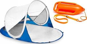 BOJKA ASEKURACYJNA DO NAUKI PŁYWANIA + PARAWAN na plażę