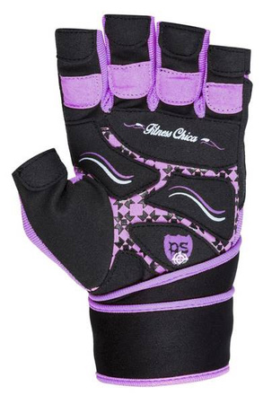 RĘKAWICZKI TRENINGOWE FITNESS CHICA-PURPLE-L POWER-SYSTEM 