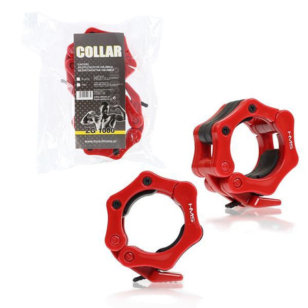 HMS  ZG1000R zaciski lock jaw red (2 szt)