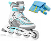 ROLKI REKREACYJNE FITNESS mocne WYTRZYMAŁE ABEC-9 r. 37 + ręcznik szybkoschnący