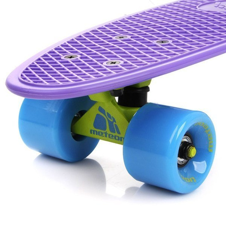 Meteor deskorolka fiszka pennyboard + ZESTAW OCHRANIACZY NILS ZIELONE ROZM S