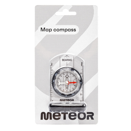 KOMPAS METEOR MAŁY Z LINIJKĄ