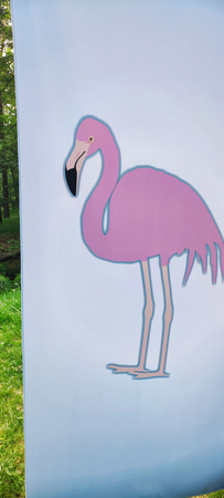 Ręcznik plażowy kąpielowy na plażę basen szybkoschnący z mikrofibry na wakacje 160X80 cm FLAMING róż