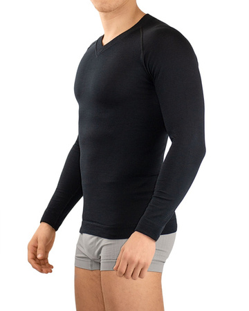 Koszulka termoaktywna męska z długim rękawem z wełny merino RelaxSan ZERO° 3020 XL