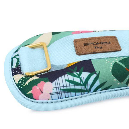 Obciążenia na kostki i nadgarstki na rzep HOME JUNGLE 2x 1 kg