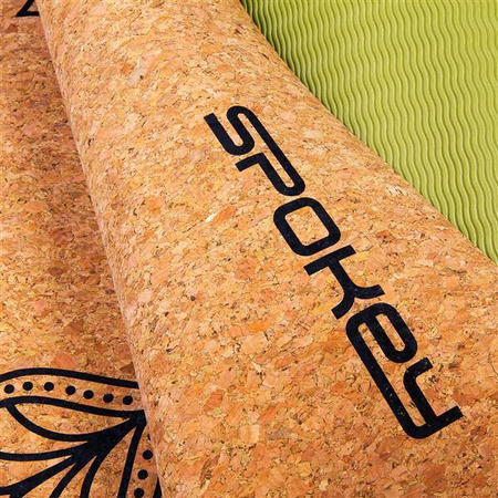 Spokey SAVASANA Mata do jogi korkowa GN 926537