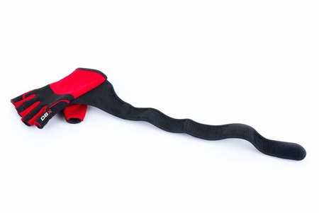 WG-161 - RĘKAWICZKI NA SIŁOWNIĘ - DO ĆWICZEŃ - Z DŁUGIM RZEPEM I SYSTEMEM GRIP-X - L