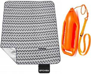 BOJKA ASEKURACYJNA DO NAUKI PŁYWANIA z regulacją paska + koc