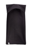 Ręcznik szybkoschnący z mikrofibry 210 g/m2 50x100 czarny z zakładką na ławkę, nić czarna na siłownię, basen, plażę