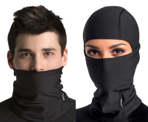 Kominiarka narciarska termoaktywna z jonami srebra 2w1 Thermoline komin na zimę pod kask rozmiar L/XL