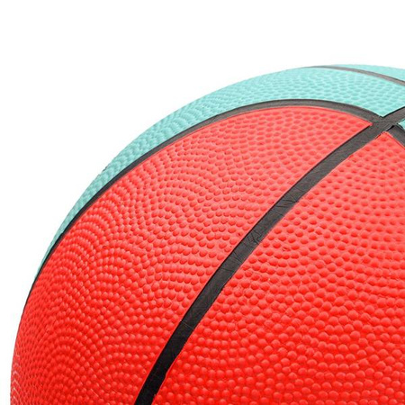 PIŁKA KOSZOWA METEOR LAYUP #4 czerwono-zielona