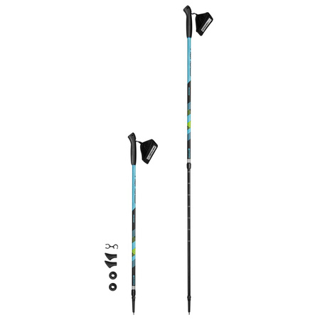 Spokey MEADOW, kijki kije Nordic Walking 105-135 cm regulowane