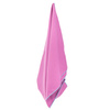 Ręcznik szybkoschnący z mikrofibry 210 g/m2 50x100 z zakładką na ławkę różowy na siłownię, basen, plażę