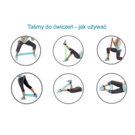 guma oporowa treningowa taśma crossfit power band EB FIT 25-60 KG ZIELONA