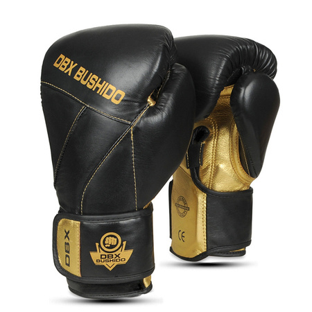 Rękawice bokserskie ze skóry naturalnej Bushido B-2v14 10oz
