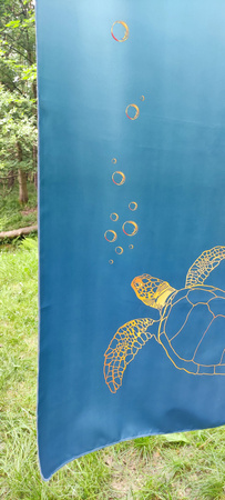 Ręcznik plażowy kąpielowy na plażę basen szybkoschnący z mikrofibry na wakacje 160X80 cm ZÓŁWIK