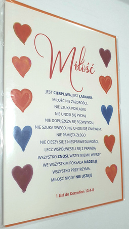 Karta Karnet Miłość koperta 1 sztuka Koinonia