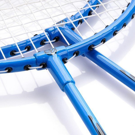 ZESTAW DO BADMINTONA ROX 2007ST - 2 rakietki i 3 lotki ciężkie
