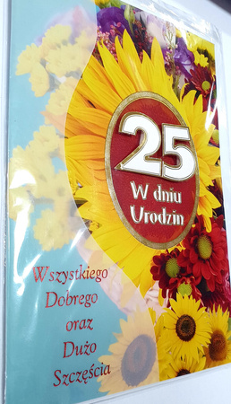KARTA OKOLICZNOŚCIOWA URODZINY Z ŻYCZENIAMI POL-MAK